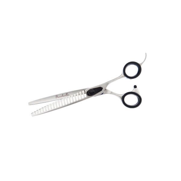 Ferribiella Forbice Dritta Grande 18cm професионални ножици за ретчење со голем запчаник