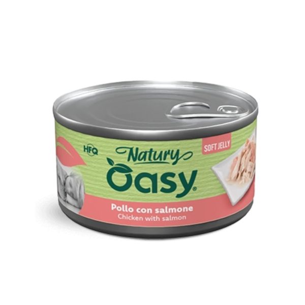 Oasy Natury HFQ влажна храна со пилешко и лосос