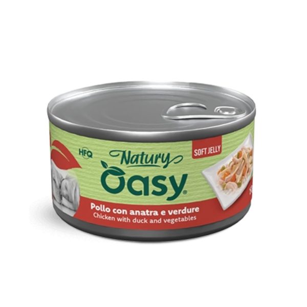 Oasy Natury HFQ влажна храна со пилешко и патка