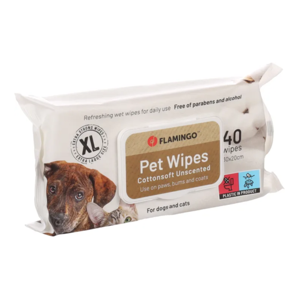 Flamingo Reini влажни марамчиња без мирис XL