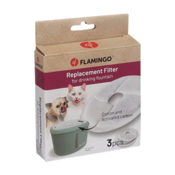 Alternative view of Flamingo Finto сет од 3 филтери за фонтана за вода