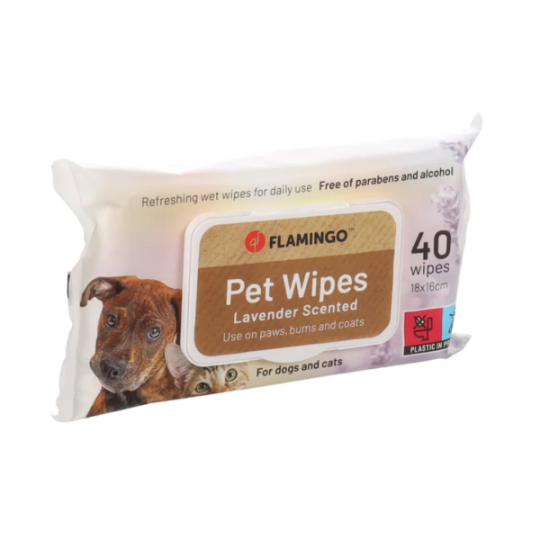 Flamingo Reini влажни марамчиња со мирис на лаванда