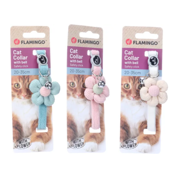 Alternative view of Flamingo Ada ремче за маче со цвет