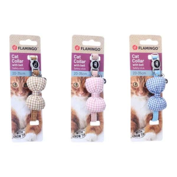 Alternative view of Flamingo Dilla ремче за маче со машна