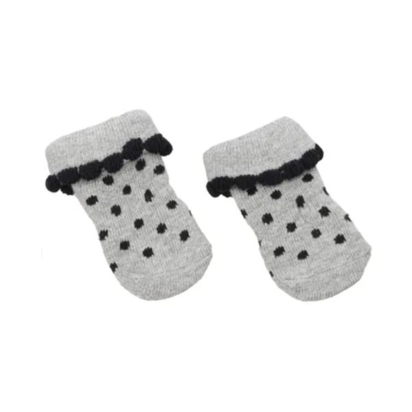 Flamingo Сет Asia од 4 црно-сиви чорапи за миленици