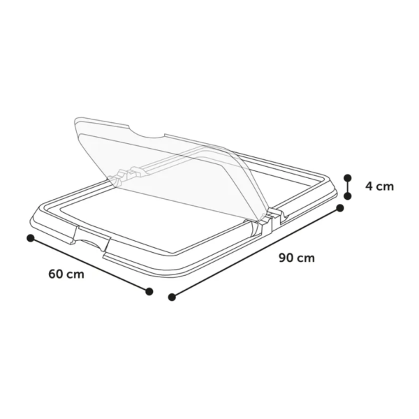 Alternative view of Flamingo Fifi подлога за памперс на превиткување