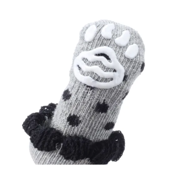 Alternative view of Flamingo Сет Asia од 4 црно-сиви чорапи за миленици