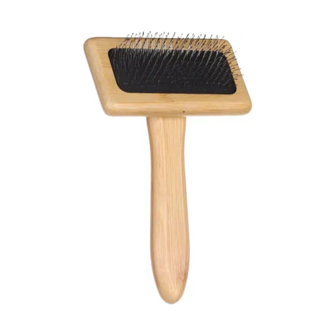 Flamingo Babu бамбус сликер четка за груминг за маче