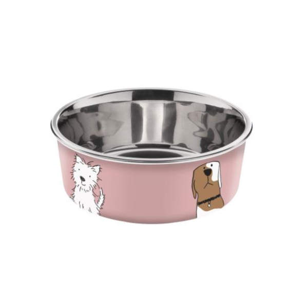 Ferribiella Bella сад за храна од инокс розево