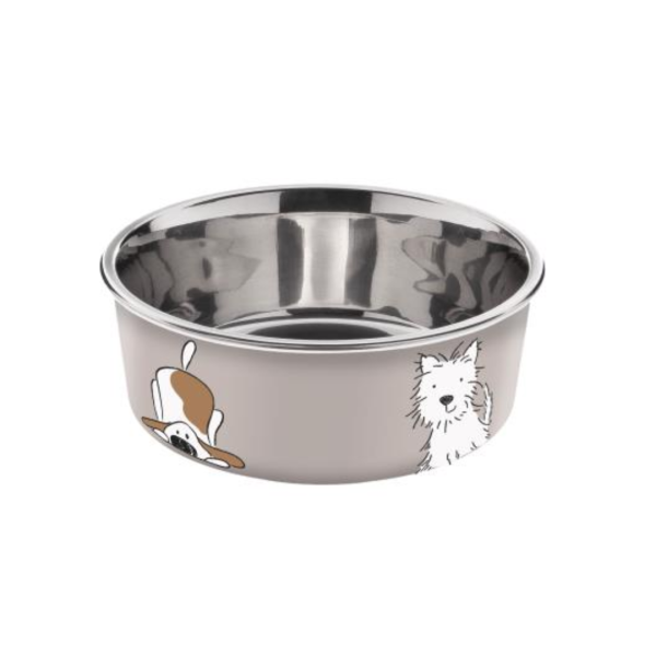 Ferribiella Bella сад за храна од инокс сив